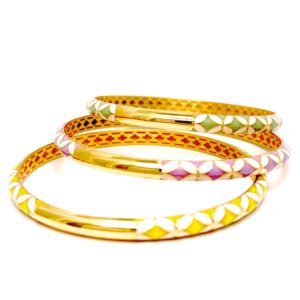 Color Flower Bangle