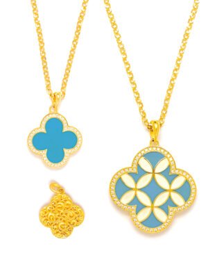 Corinthia Four-Leaf Clover Pendant