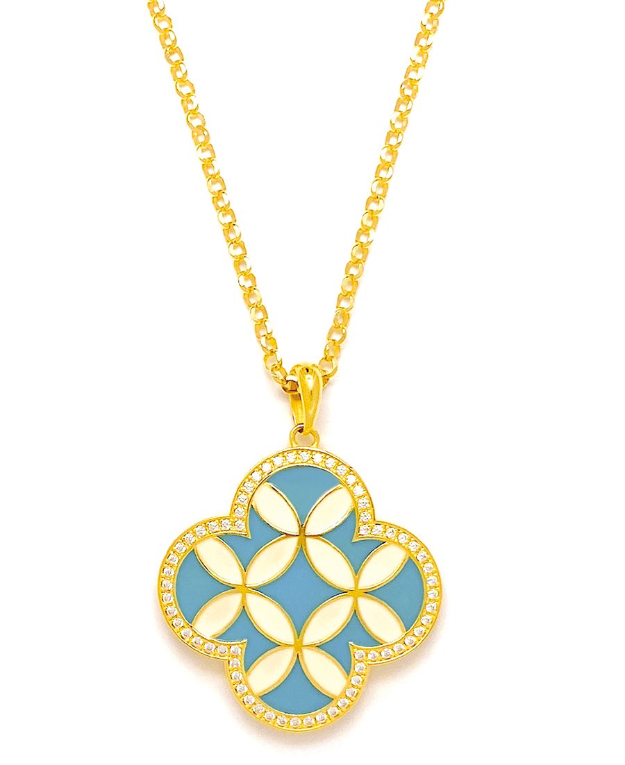Corinthia Four-Leaf Clover Pendant - Image 3