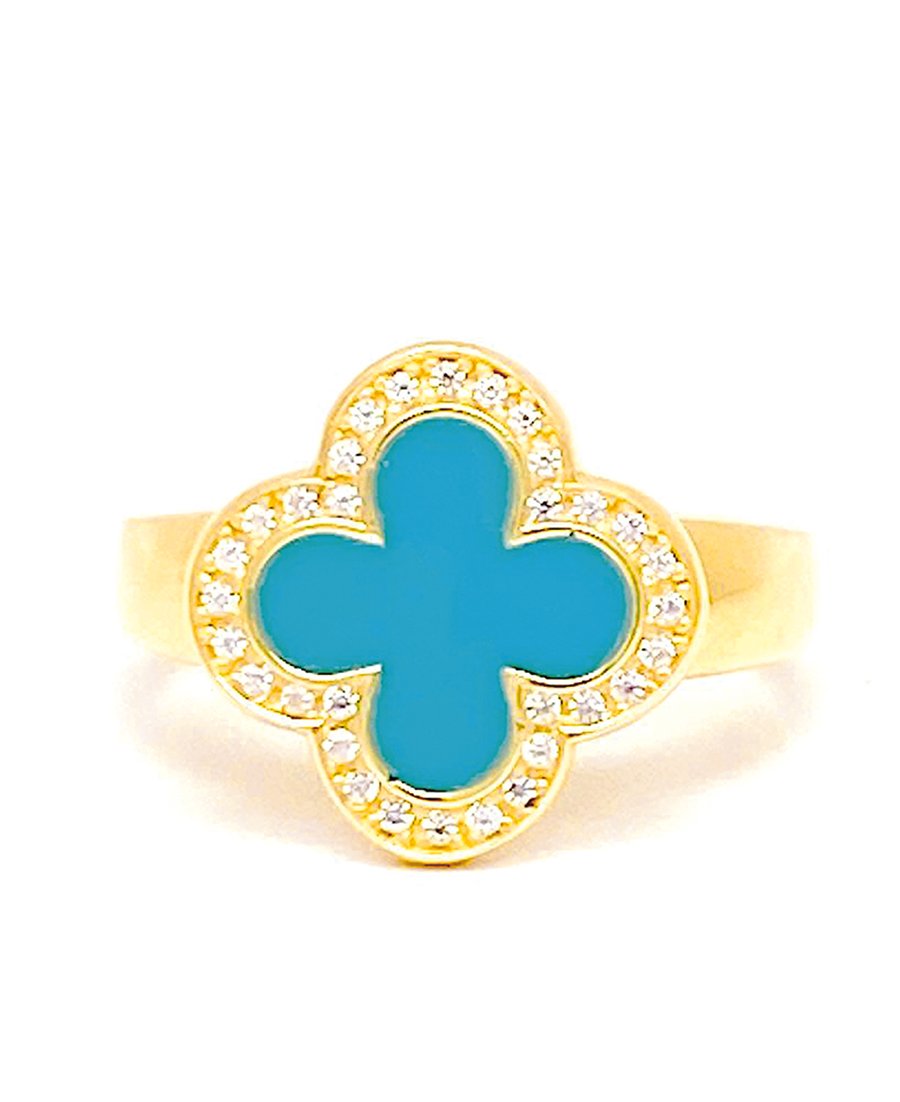 Corinthia Four-Leaf Clover Ring - Image 2