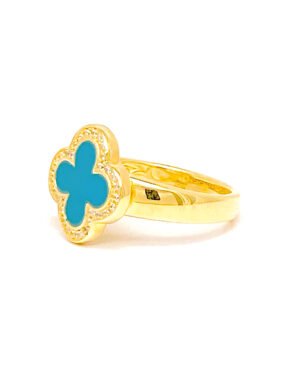 Corinthia Four-Leaf Clover Ring