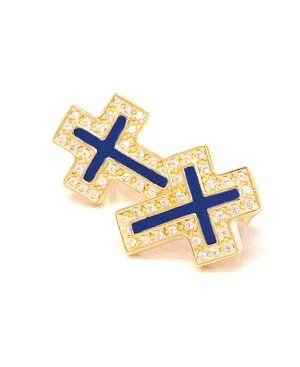 Corinthia Cross Earrings