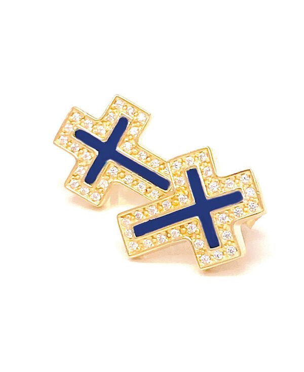 Corinthia Cross Earrings