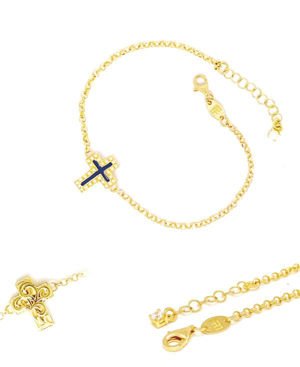 Corinthia Cross Bracelet