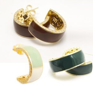 Color Stone Earrings