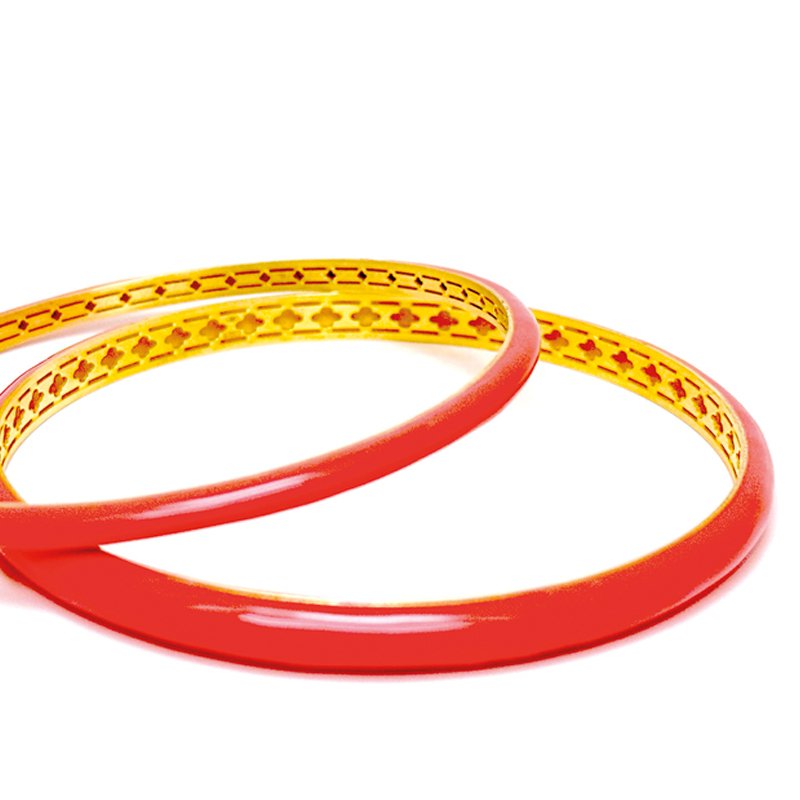 Color Bloom Bangle Fine