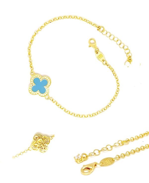 Corinthia Four-leaf Clover Bracelet