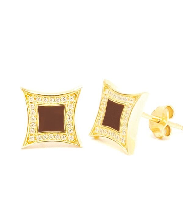Corinthia Diamond-shaped Earrings